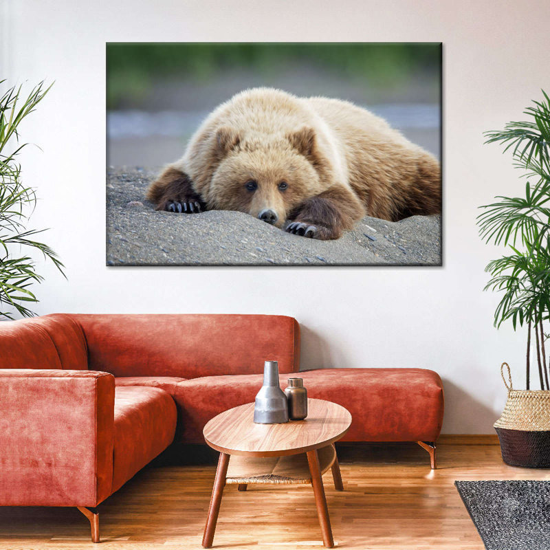 " Bear Life I ", 30" H x 45" W x 1.25" D