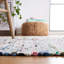 Tapis rayé en coton tissé à la main Mireia-33000766