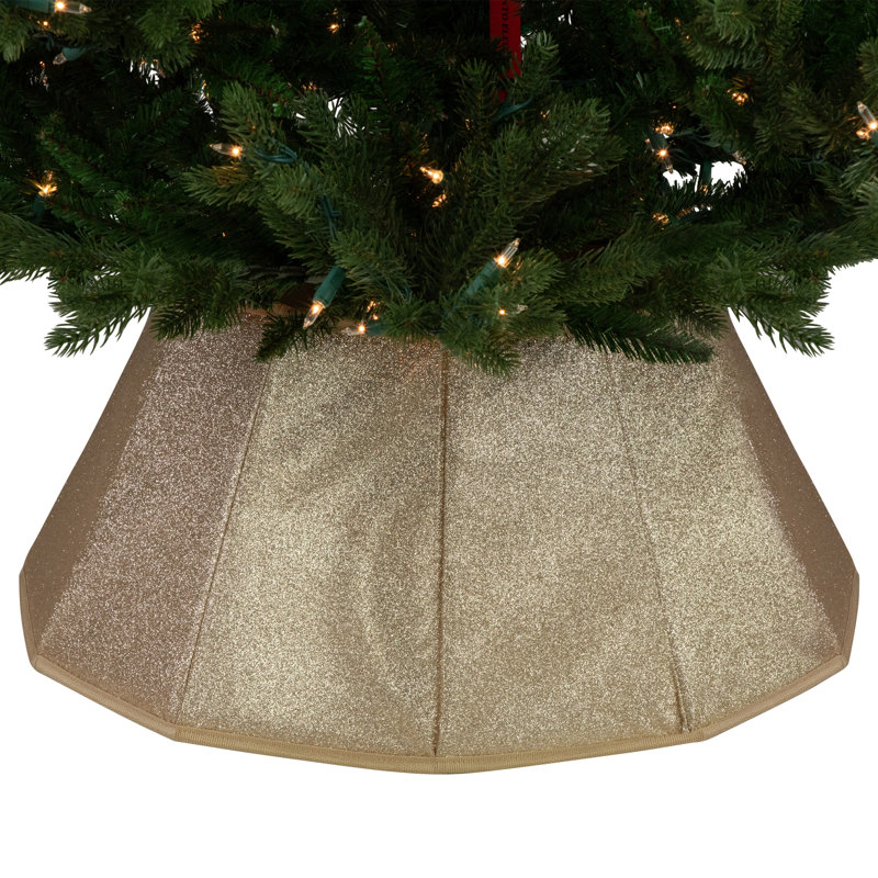 Collier d'arbre de Noël brillant, Or