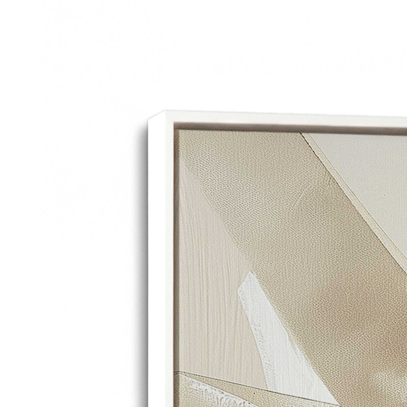 Soft Momentum I, 12.75" H x 8.75" W, Opaque White Floater Framed