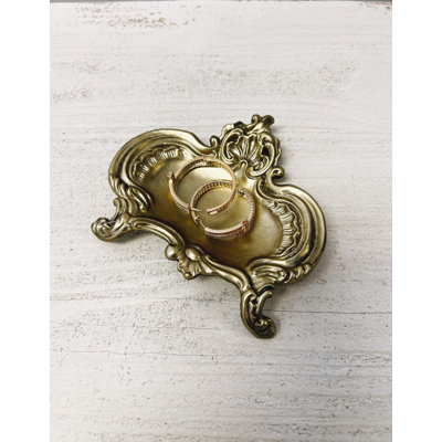 Baroque Gold Jewelry Holder Tray