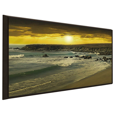 « malibu light », reproduction de photo encadrée