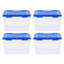 IRIS Weatherproof Clear Plastic Storage Tote-1971033738