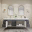 Ensemble de meuble-lavabo double mural 83,4 "-70381375