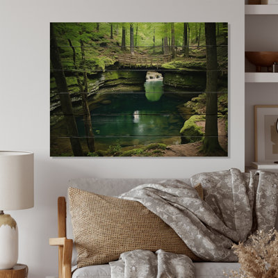 Hot Spring National Park, Arkansas, sur bois