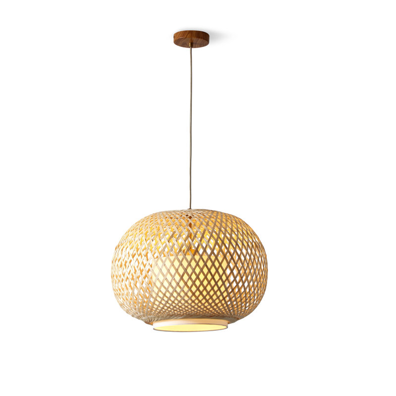 FOS 1 - Light Brushed Brass Single Pendant
