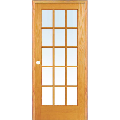 Portes françaises en verre