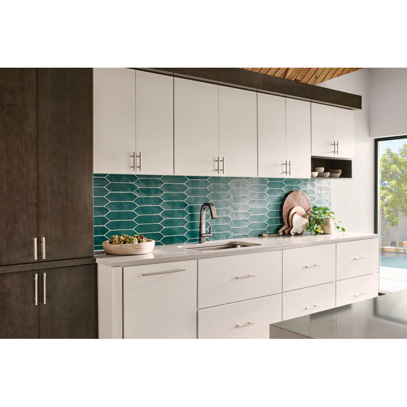 Reine 3" x 12" Ceramic Tile, Black