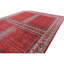Tapis rouge et bleu marine noué à la main de haute qualité