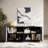 Buffet Cabinet With Storage ,4 Doors Modern Accent Storage Sideboard,Luxurious Floor Cabinet Buffet With Freestanding Anti Dumping For Kitchen, Living Room, 59" Wide Rectangular Sideboard-928692469