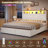 Wood Full Bed Frame with 6 Drawers and Spacious Storage Headboard Farmhouse LED Metal Platform Bed with Charging Station No Boxing Need-255102226-253110981