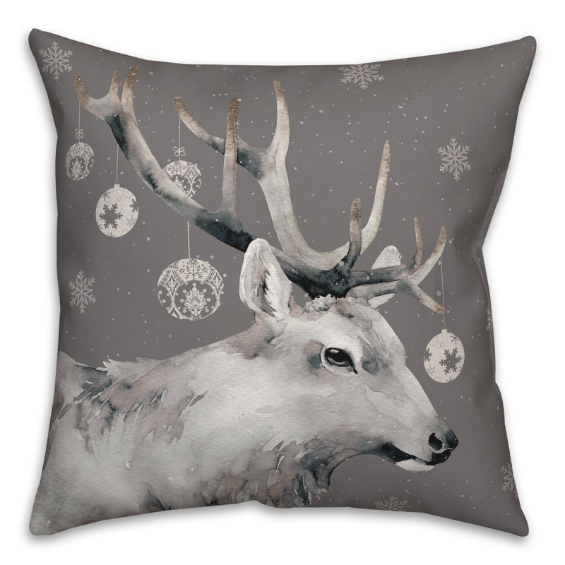 Coussin extérieur Christmas Reindeer