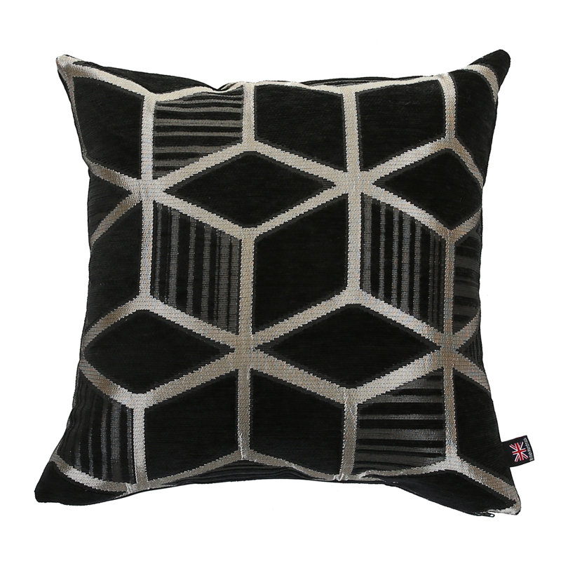 Mordenhill Geometric Square Cushion, Medium