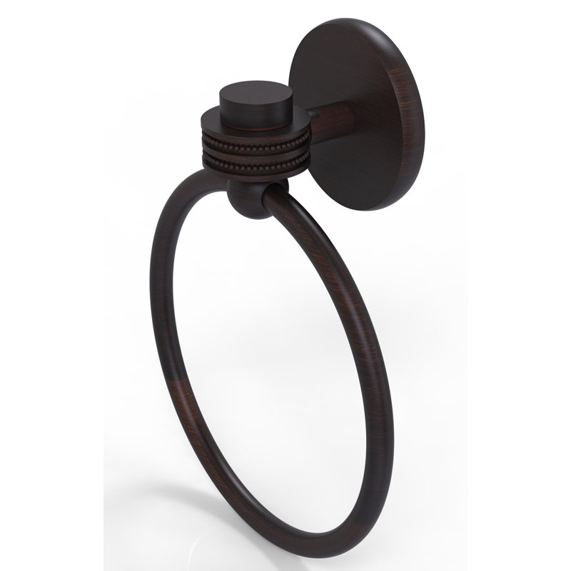 Satellite Orbit One Towel Ring, Venetian Bronze