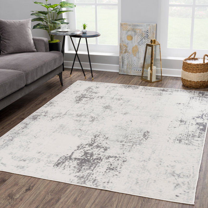 Elyjah Abstract Indoor Rug, Rectangle 3'11" x 5'7"