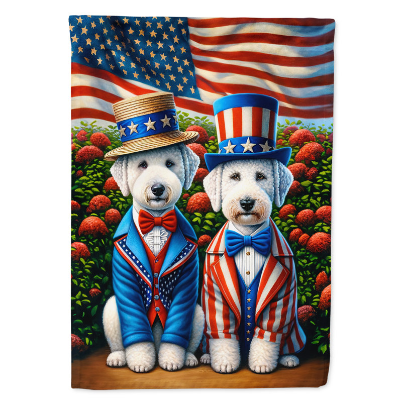Drapeau «All American House», Bedlington Terrier