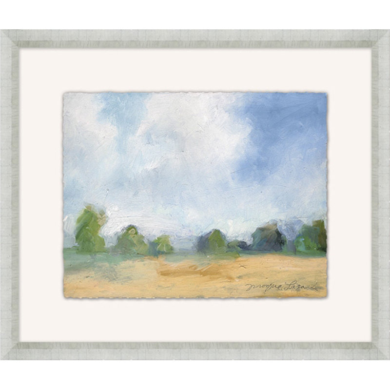 Soft Line Of Trees Painting