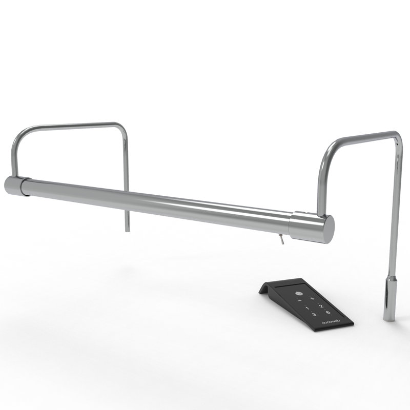 Lampe pour tableau 16 à intensité variable Gayler, Chrome