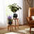 Ereka Stoneware and Ceramic Footed Round Planters with Triple Ball Base Design Set of 2-1852085792