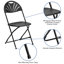 Plastic Fan Back Folding Chair-99620368
