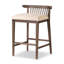 Tullio Upholstered Stool with Solid Wood Frame
