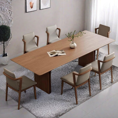 Minimalist dining table and chair set
