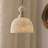 Romantic Rose - Carved Ceramic Pendant Light