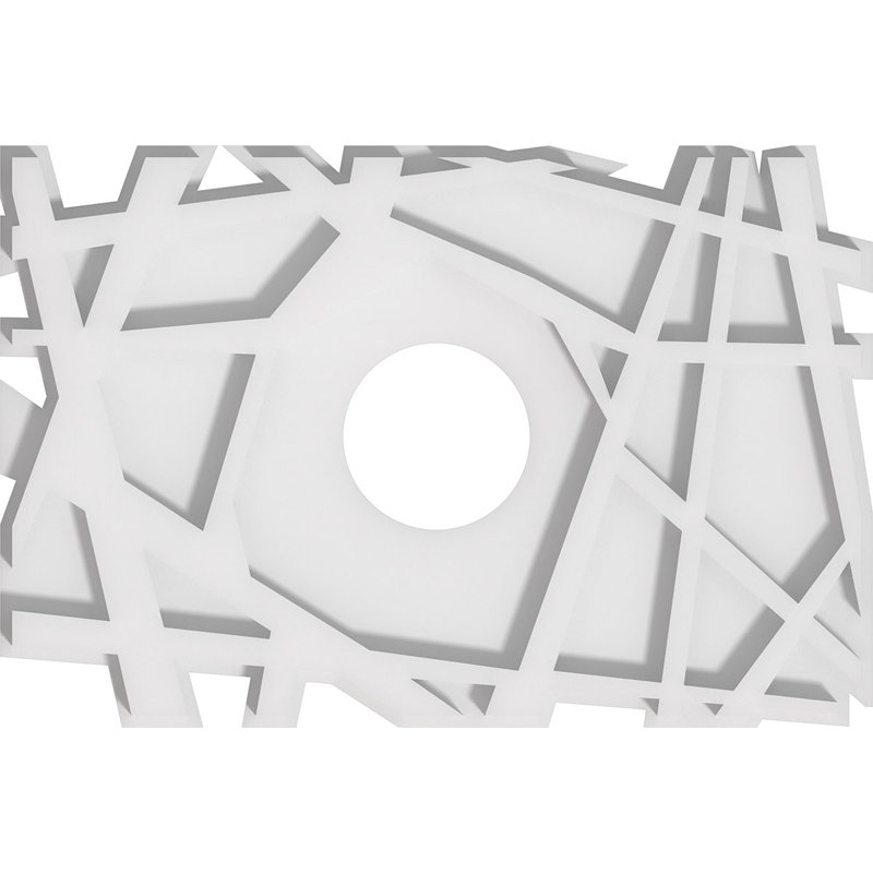 Diamètre intérieur 3 po Novo, H 9,375 po x l 14 po x P 1 po