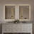 24" x 32" LED Bathroom Mirror, Aluminum Frame Backlit Vanity Mirror, Anti-Fog, Dimmable & 3 Color Temperature, Memory Function, Wall Mounted (Horizontal/Vertical)