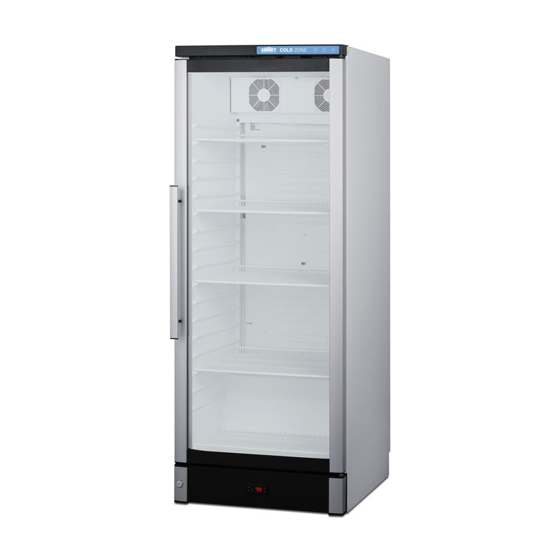 White Glass Door Commercial Beverage Cooler with Adjustable Shelves