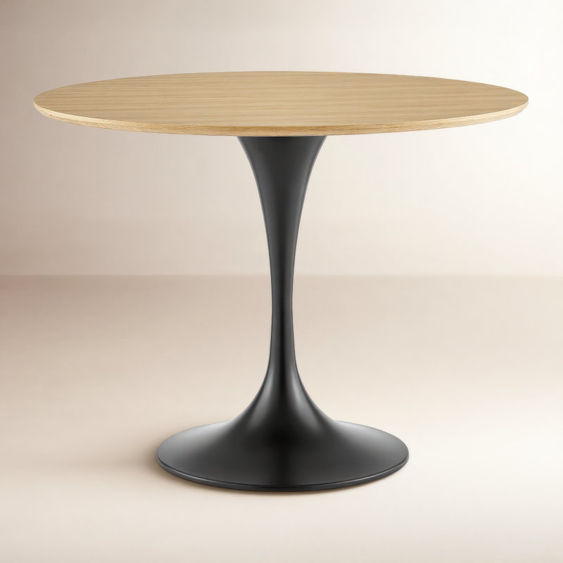 Table de salle à manger Flow, Chêne / noir