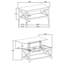 Ensemble de tables basses 2 pièces Slater