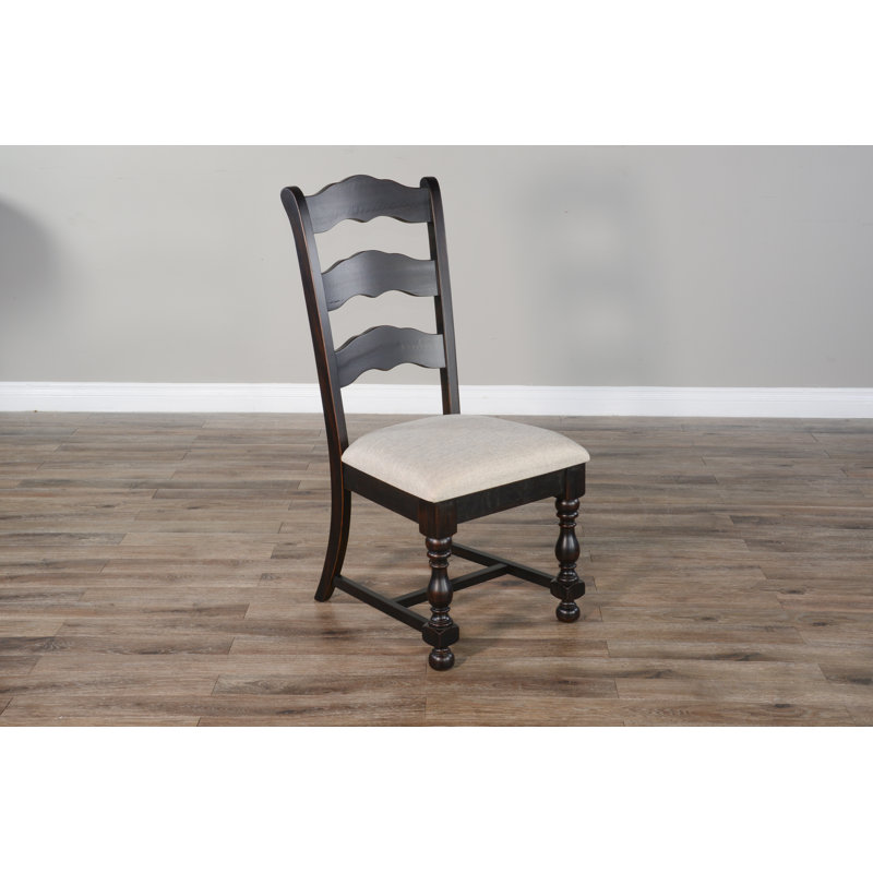 Kalloo 18'' H Upholstered Mahogany Side Chair