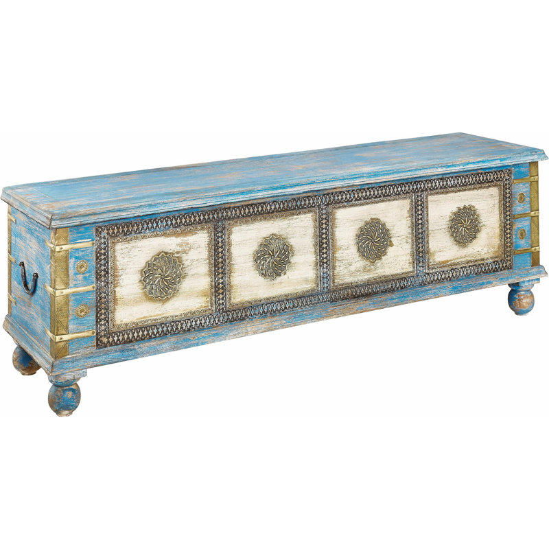 Effie Solid Wood Storage Bench