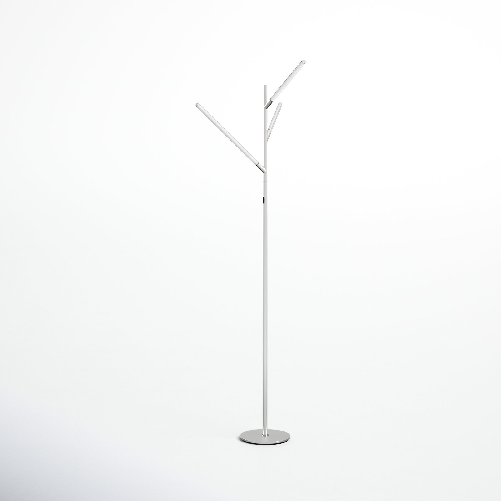 Rivera 74.5'' Dimmable Floor Lamp, Silver