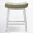 24inch Wooden Backless Saddle Counter Height Barstools Wide Seat Comfortable For Kitchen Island-346524707