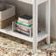 Console de 29,53 po de hauteur avec tiroirs, table d'appoint étroite en bois avec tablette de rangement pour hall d'entrée, vestibule, couloir, salon, blanc