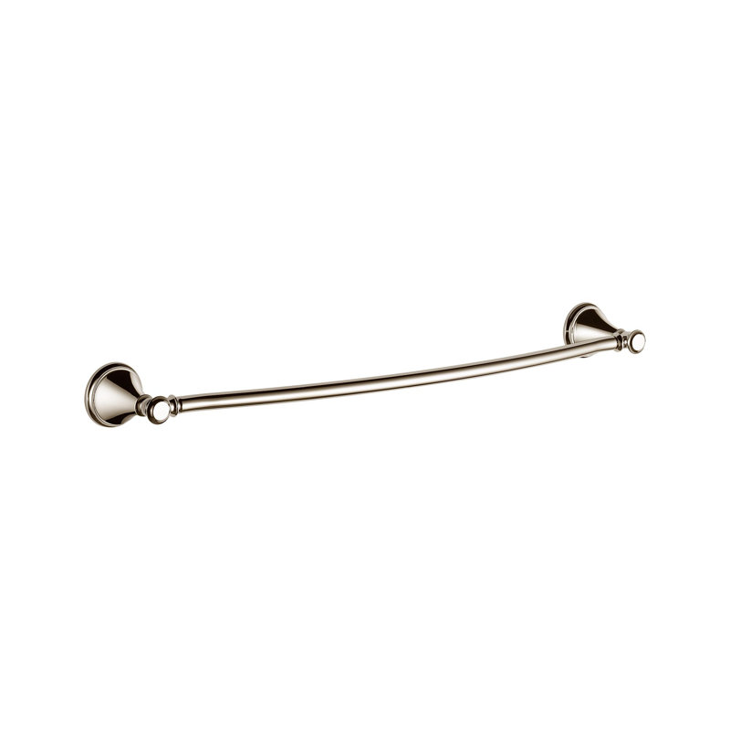 Porte-serviettes mural 24 po Cassidy, Nickel poli brillant, H 3,62 po x L 24,06 po x P 4,53 po