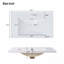 Ensemble de meuble-lavabo 30 po avec lavabo, armoire combinée, armoire de rangement, structure en bois massif-1347762121