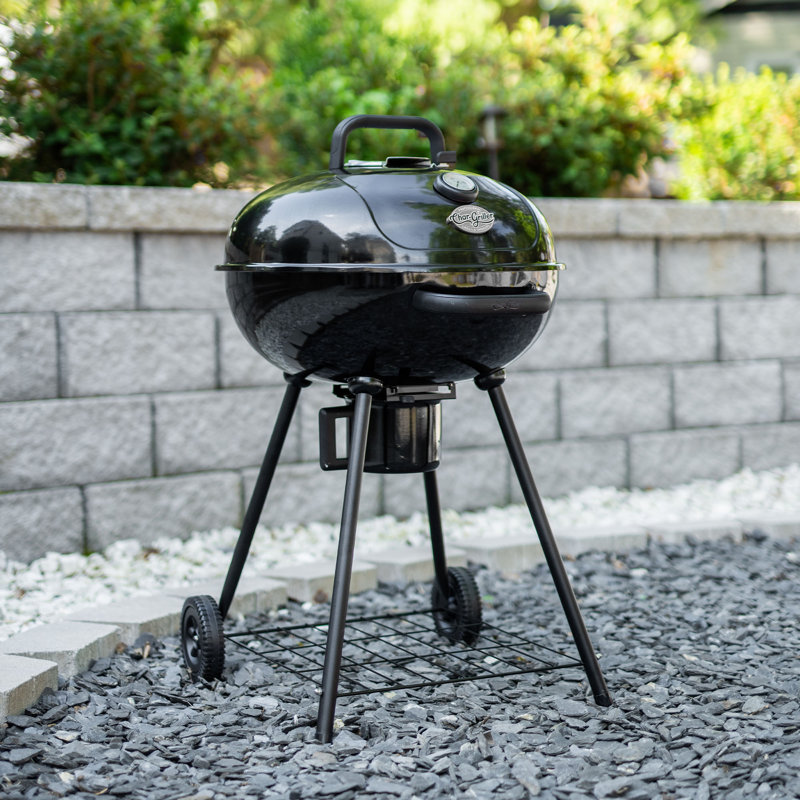 Char-Griller 57cm Kettle Charcoal BBQ - Portable Design With Ash Catcher & Thermometer