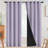 Eliott Solid 100% Blackout Thermal Insulated Grommet Curtain Panels Heat and Full Light Blocking Curtains for Living Room with Black Liner 2 Panels Set-1368898059-1352076471