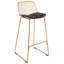 Cayuse Upholstered Counter Stool with Metal Frame-376333937