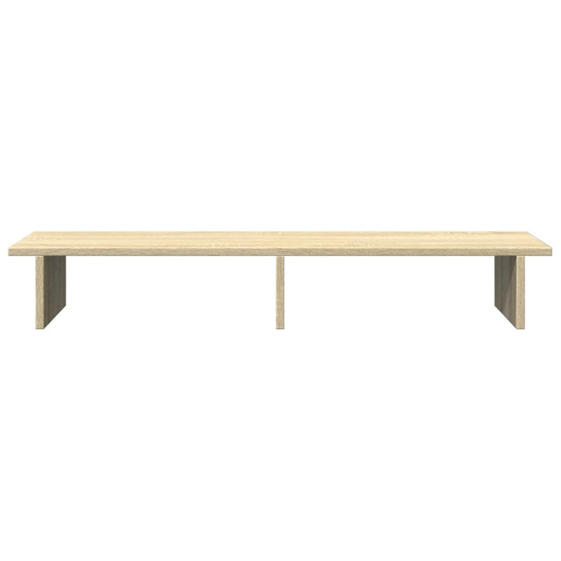 Shiyu Manufactured Wood Monitor Stand, 15cm H x 100cm W x 27cm D, Sonoma Oak