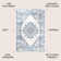 Clarice Inigo Cottage Medallion Blue/Gray Rug