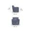 Fauteuil pivotant rembourré Monarch-92719248