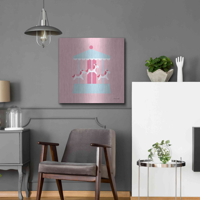 «Merry Go Round» par Ann Kelle, H 24 po x l 24 po