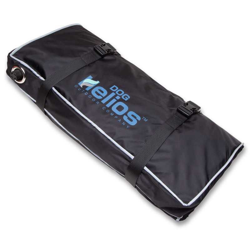 Tapis de lit imperméable pour chien Dog Helios, Petit (l 25,19 po x P 18,89 po x H 2,36 po), Noir