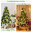 Arbre de Noël en cachemire vert 90 po H avec 250 lumières DEL