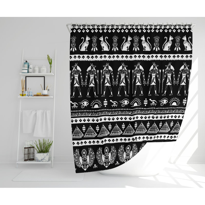 Sazur Polyester Shower Curtain, 168cm H x 168cm W