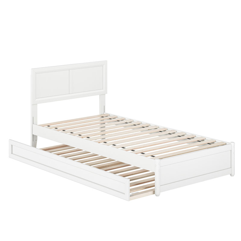 Lit plateforme Astley, Simple TG, Blanc